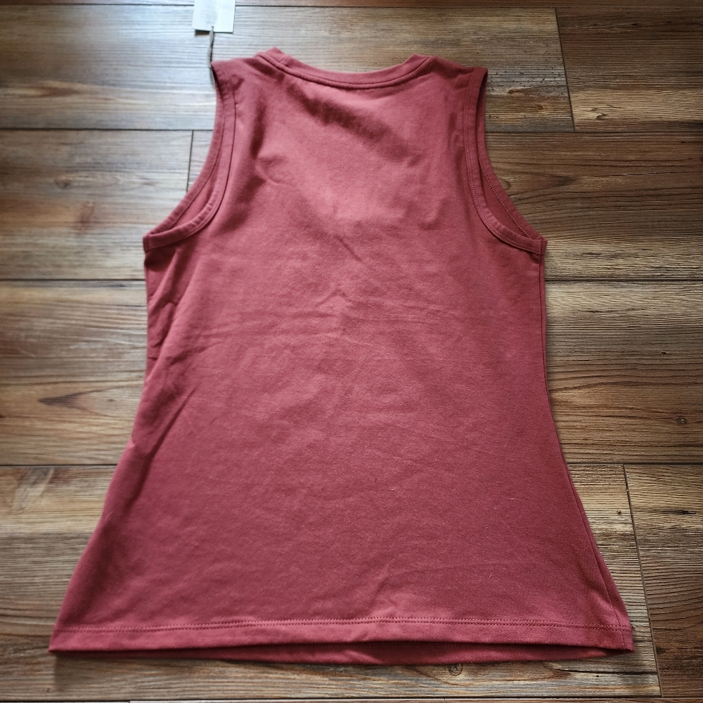 Target A New Day Slim Fit Tank Top Small Women's S Rust U-Neck NWT - Picture 8 of 10